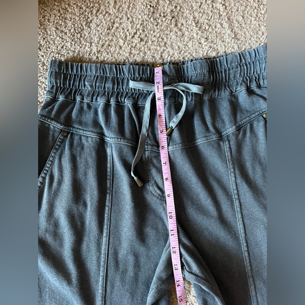 Wrap London Womens Drawstring Elastic Waist Hemp Organic Cotton Sz 6 Casual Pant - Picture 10 of 11